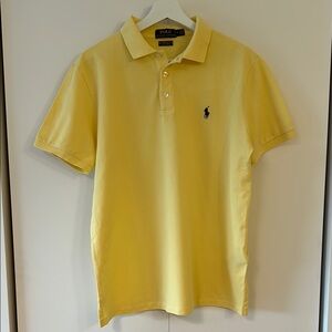 Polo by Ralph Lauren Men's Yellow Polo Shirt